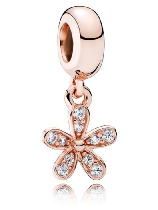 Pandora Jewelry - Pandora Rose ™ Dazzling Daisy Dangle Charm with Clear Zirconia Retired